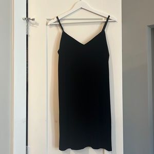 Design lab mini black velvet dress